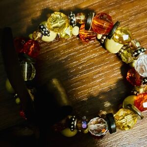 Brown Elastic Bracelet